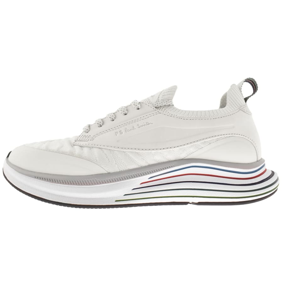 スニーカー PAUL SMITH Men Sneakers White M1SHAN77MMOLV 01 Men's White Leather 'Rex' Sneakers